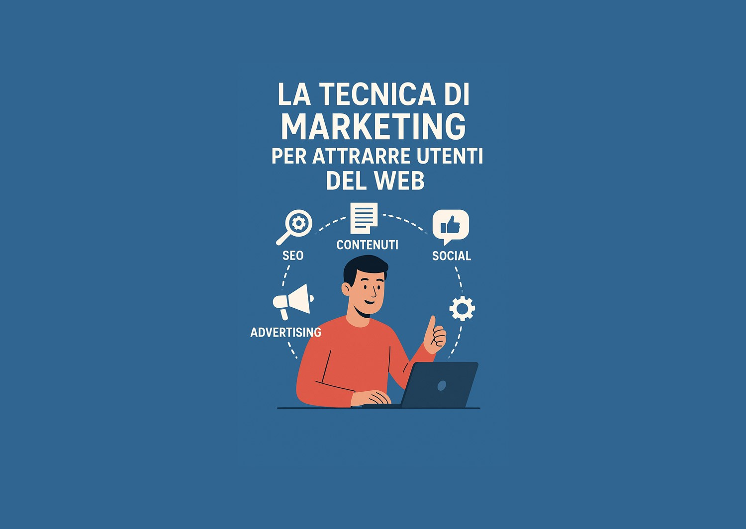 Tecnica di marketing per attrarre utenti del Web